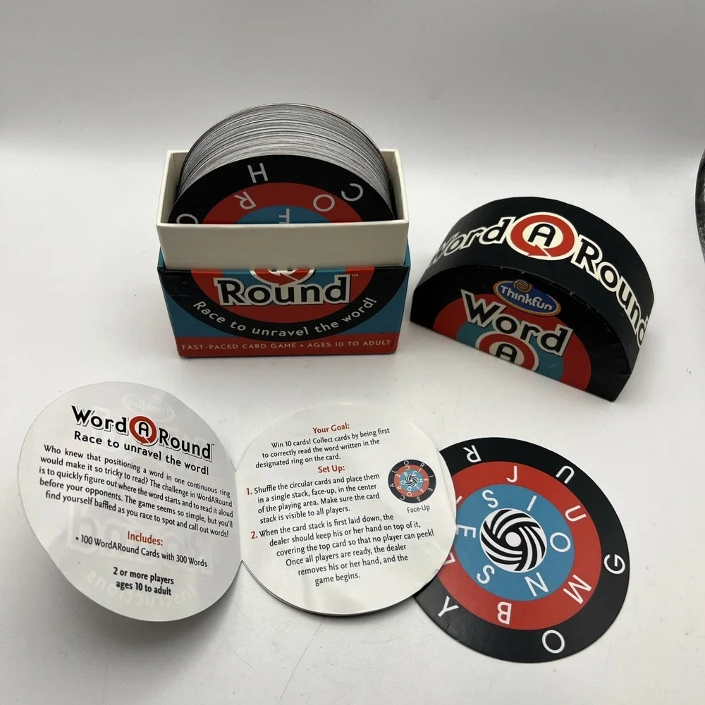 Word A Round: Race To Unravel The Word! Fast-Paced Card Game - Thinkfun 2012‎